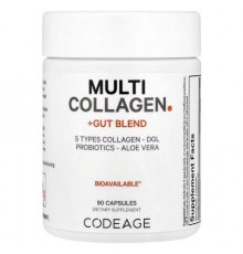 Codeage, Multi Collagen + Gut Blend, 90 Capsules
