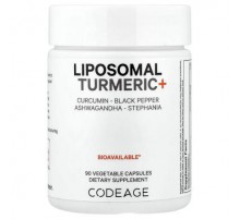 Codeage, Liposomal Turmeric+, 90 Vegetable Capsules