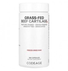 Codeage, Grass-Fed Beef Cartilage, Pasture Raised, 180 Capsules
