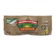 Genova, Yellowfin Tuna In Olive Oil, 4 Pack, 5 oz (142 g) Each