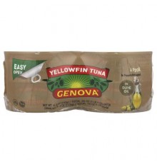 Genova, Yellowfin Tuna In Olive Oil, 4 Pack, 5 oz (142 g) Each
