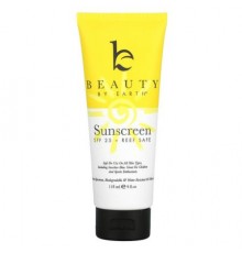 Beauty By Earth, Mineral Sunscreen, SPF 25, Zinc Oxide Sun Protection, 4 fl oz (118 ml)