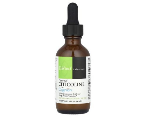 DaVinci Laboratories, Liposomal Citicoline with Cognizin®, 2 fl oz (60 ml) DaVinci Laboratories, Liposomal Citicoline with Cognizin®, 2 fl oz (60 ml)