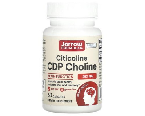 Jarrow Formulas, Citicoline, 250 mg, 60 Capsules Jarrow Formulas, Citicoline, 250 mg, 60 Capsules