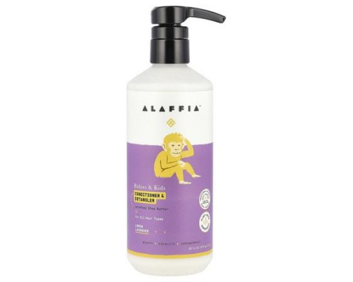Alaffia, Babies & Kids Conditioner & Detangler, Lemon Lavender, 16 fl oz (473 ml)
