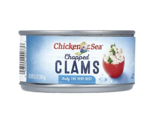 Chicken of the Sea, Chopped Clams, 6.5 oz (184 g) Chicken of the Sea, Chopped Clams, 6.5 oz (184 g)