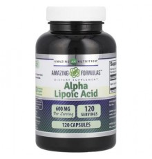 Amazing Nutrition, Alpha Lipoic Acid, 600 mg, 120 Capsules