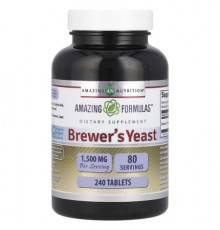 Amazing Nutrition, Brewer's Yeast, 240 Tablets (500 mg per Tablet)
