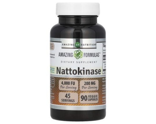 Amazing Nutrition, Nattokinase, 90 Veggie Capsules (100 mg per Capsule)