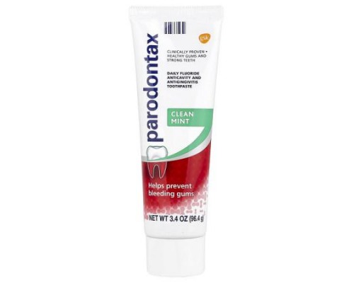 Parodontax, Daily Fluoride Anticavity And Antigingivitis Toothpaste, Clean Mint, 3.4 oz (96.4 g) Parodontax, Daily Fluoride Anticavity And Antigingivitis Toothpaste, Clean Mint, 3.4 oz (96.4 g)