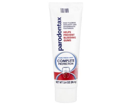 Parodontax, Daily Fluoride Anticavity And Antigingivitis Toothpaste, Complete Protection, Pure Fresh Mint, 3.4 oz (96.4 g) Parodontax, Daily Fluoride Anticavity And Antigingivitis Toothpaste, Complete Protection, Pure Fresh Mint, 3.4 oz (96.4 g)