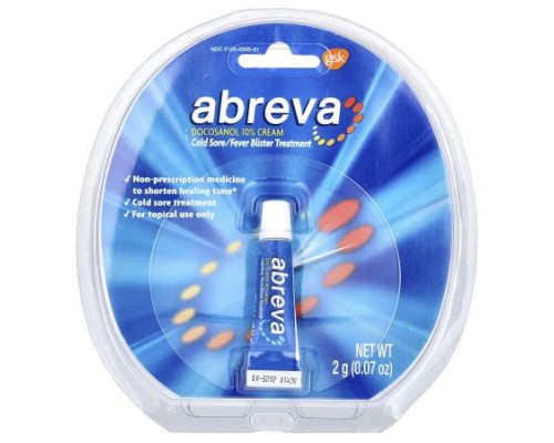 Abreva, Cold Sore/Fever Blister Treatment, 0.07 oz (2 g) Abreva, Cold Sore/Fever Blister Treatment, 0.07 oz (2 g)