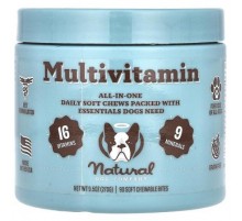 Natural Dog Company, Multivitamin, For Dogs, All Ages, 90 Soft Chewable Bites, 9.5 oz (270 g)