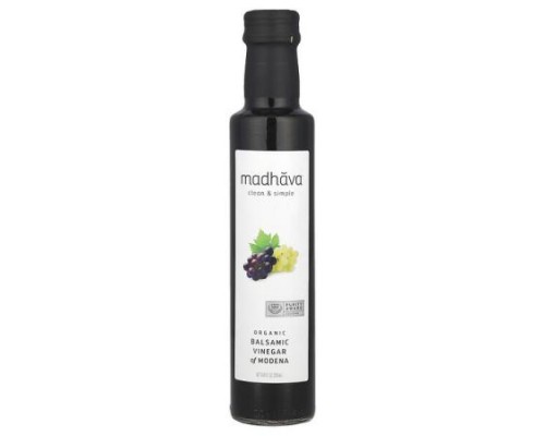 Madhava, Clean & Simple, Organic Balsamic Vinegar of Modena, 8.45 fl oz (250 ml) Madhava, Clean & Simple, Organic Balsamic Vinegar of Modena, 8.45 fl oz (250 ml)