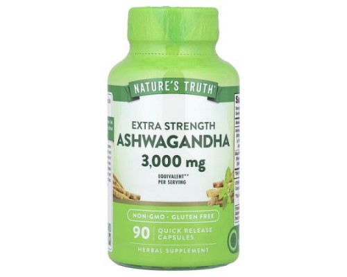 Nature's Truth, Ashwagandha, Extra Strength, 90 Quick Release Capsules