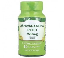 Nature's Truth, Ashwagandha Root, 90 Quick Release Capsules (460 mg per Capsule)