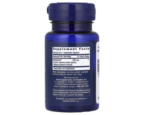 Life Extension, Body Trim and Appetite Control, 30 Vegetarian Capsules Life Extension, Body Trim and Appetite Control, 30 Vegetarian Capsules