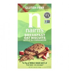 Nairn's, Breakfast Oat Biscuits, Apple & Cinnamon, 5.64 oz (160 g)