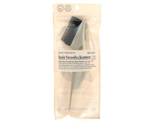 Kitsch, Eco-Friendly Hair Brush Cleaner, Gray, 1 Brush Kitsch, Eco-Friendly Hair Brush Cleaner, Gray, 1 Brush