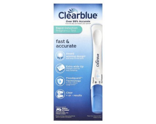 Clearblue, Fast & Accurate, Rapid Detection Pregnancy Test, 3 Tests Clearblue, Fast & Accurate, Rapid Detection Pregnancy Test, 3 Tests