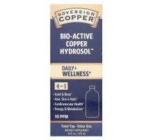 Sovereign Silver, Bio-Active Copper Hydrosol™, 10 PPM, 16 fl oz (473 ml)