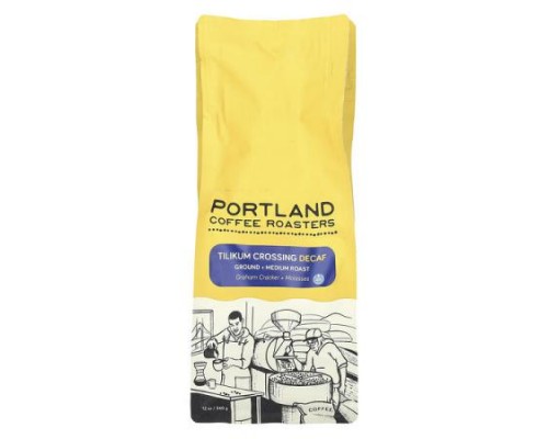 Portland Coffee Roasters, Tilikum Crossing Decaf, Ground, Medium Roast, 12 oz (340 g)