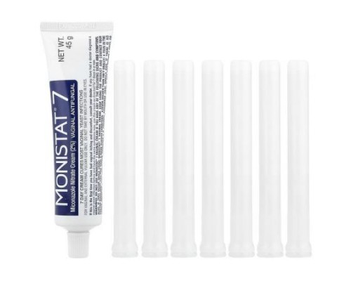 Monistat, 7-Day Treatment Cream, 7 Disposable Applicators + 1.59 oz (45 g) Tube