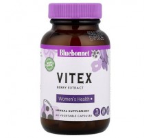 Bluebonnet Nutrition, Vitex Berry Extract, 60 Vegetable Capsules (225 mg per Capsule)