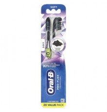 Oral-B, Pro-Flex Charcoal Toothbrush, Soft, 2 Toothbrushes