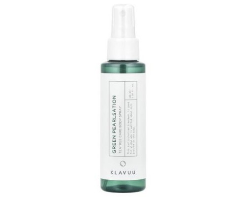 KLAVUU, Green Pearlsation, Tea Tree Care Body Spray, 3.38 fl oz (100 ml) KLAVUU, Green Pearlsation, Tea Tree Care Body Spray, 3.38 fl oz (100 ml)