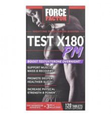 Force Factor, Test X180® PM, 120 Tablets