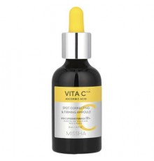 Missha, Vita C Plus Ascorbic Acid, Spot Correcting & Firming Ampoule, 1.01 fl oz (30 ml)