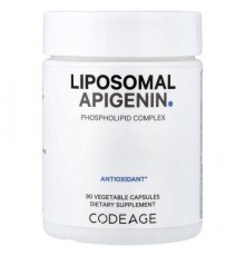 Codeage, Liposomal Apigenin, Phospholipid Complex, 90 Vegetable Capsules (50 mg per Capsule)