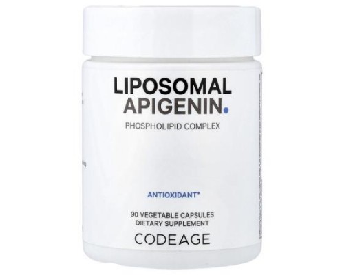 Codeage, Liposomal Apigenin, Phospholipid Complex, 90 Vegetable Capsules (50 mg per Capsule) Codeage, Liposomal Apigenin, Phospholipid Complex, 90 Vegetable Capsules (50 mg per Capsule)
