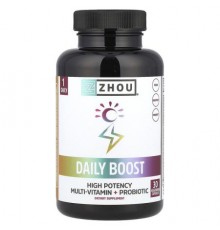 Zhou Nutrition, Daily Boost, 30 Vegetarian Capsules