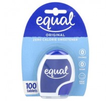 Equal, Zero Calorie Sweetener, Original, 100 Tablets
