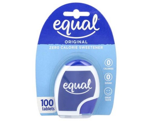 Equal, Zero Calorie Sweetener, Original, 100 Tablets