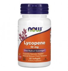 NOW Foods, Lycopene, 10 mg, 60 Softgels