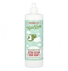 Rebel Green, Ultra Clean Dish Soap, Frankincense & Pine, 16 fl oz (473 ml)