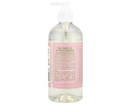 Rebel Green, Fresh &  Clean Hand Soap, Pink Lilac, 16.9 fl oz (500 ml)