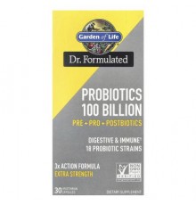 Garden of Life, Probiotics, Extra Strength, 30 Vegetarian Capsules