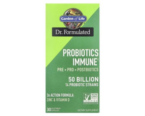 Garden of Life, Probiotics Immune, 30 Vegetarian Capsules Garden of Life, Probiotics Immune, 30 Vegetarian Capsules