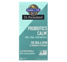 Garden of Life, Probiotics Calm, 50 Billion, 30 Vegetarian Capsules