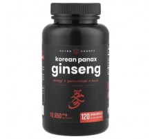 NutraChamps, Korean Panax Ginseng, 120 Vegan Capsules (532.5 mg Capsule Each)
