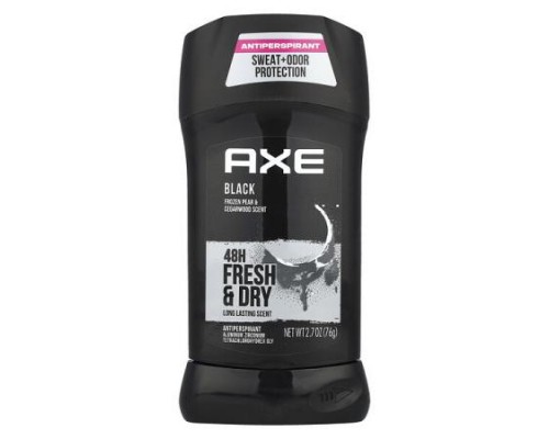 AXE, 48H Fresh & Dry, Antiperspirant, Black, Frozen Pear & Cedarwood, 2.7 oz (76 g) AXE, 48H Fresh & Dry, Antiperspirant, Black, Frozen Pear & Cedarwood, 2.7 oz (76 g)