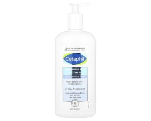 Cetaphil, Moisturizing Relief Body Wash, Dry, Sensitive Skin, 20 fl oz (591 ml)