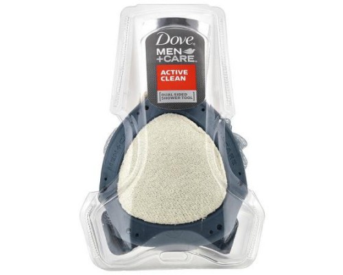 Dove, Men + Care™, Active Clean, Dual Sided Shower Tool, 1 Count Dove, Men + Care™, Active Clean, Dual Sided Shower Tool, 1 Count