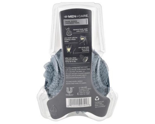 Dove, Men + Care™, Active Clean, Dual Sided Shower Tool, 1 Count Dove, Men + Care™, Active Clean, Dual Sided Shower Tool, 1 Count