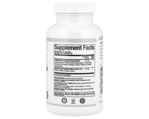 Arthur Andrew Medical, FODMAP DPE®, 180 Capsules