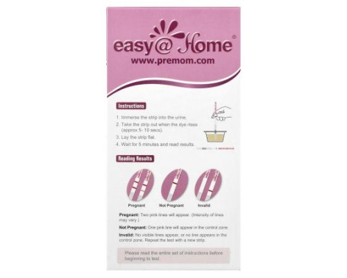 Easy@Home, Pregnancy Test, 20 Tests Easy@Home, Pregnancy Test, 20 Tests